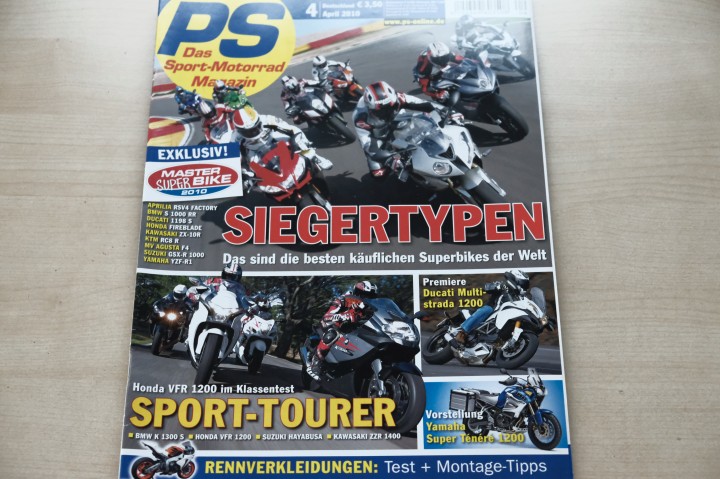 Deckblatt PS Sport Motorrad (04/2010)